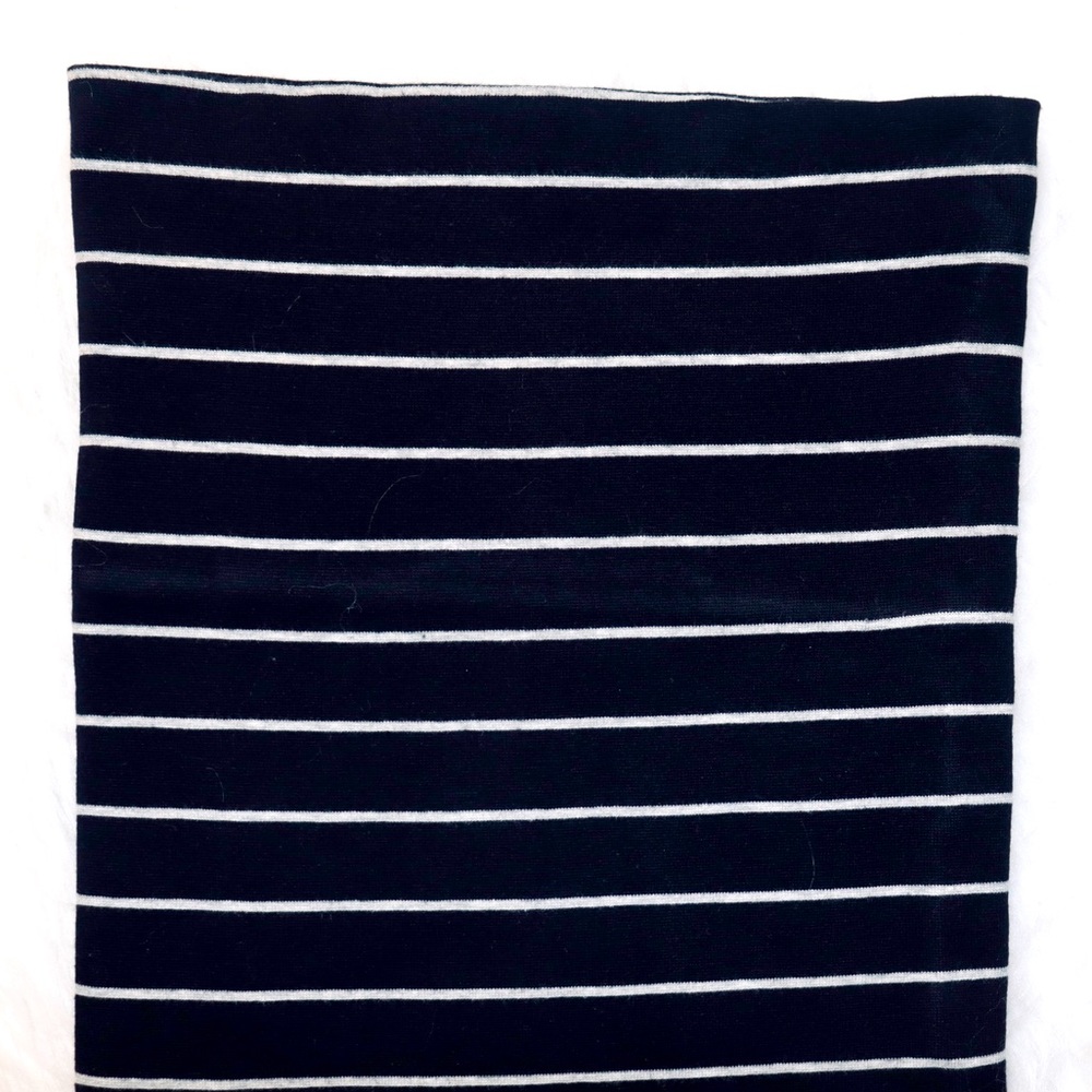 Striped Black Tube Top